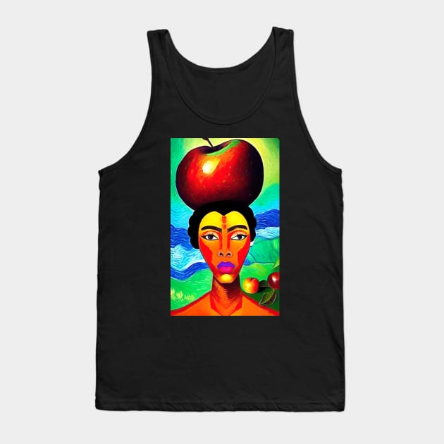 Goddess of Apples Tank Top by secretgardener